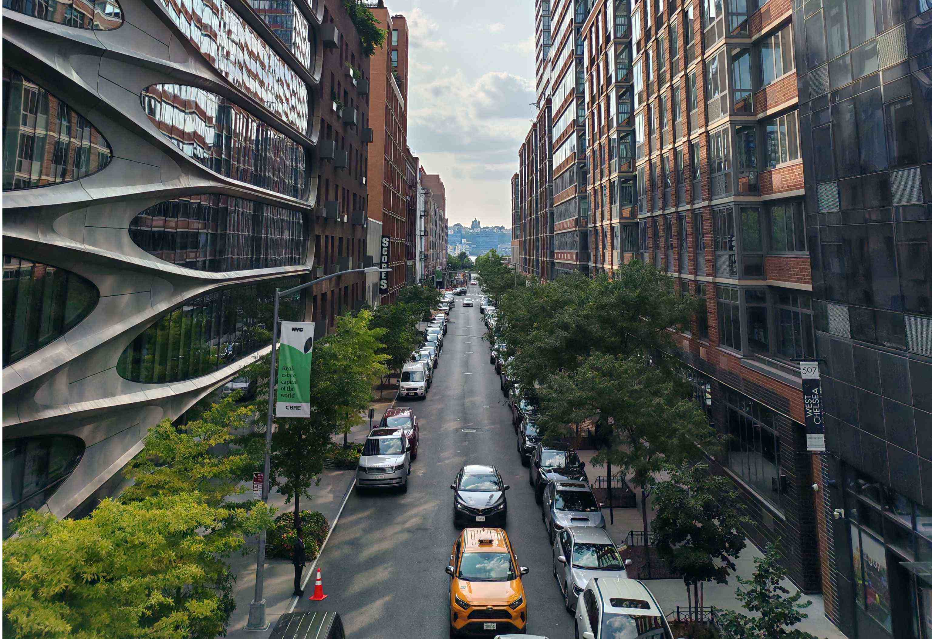 Woman in library on tablet