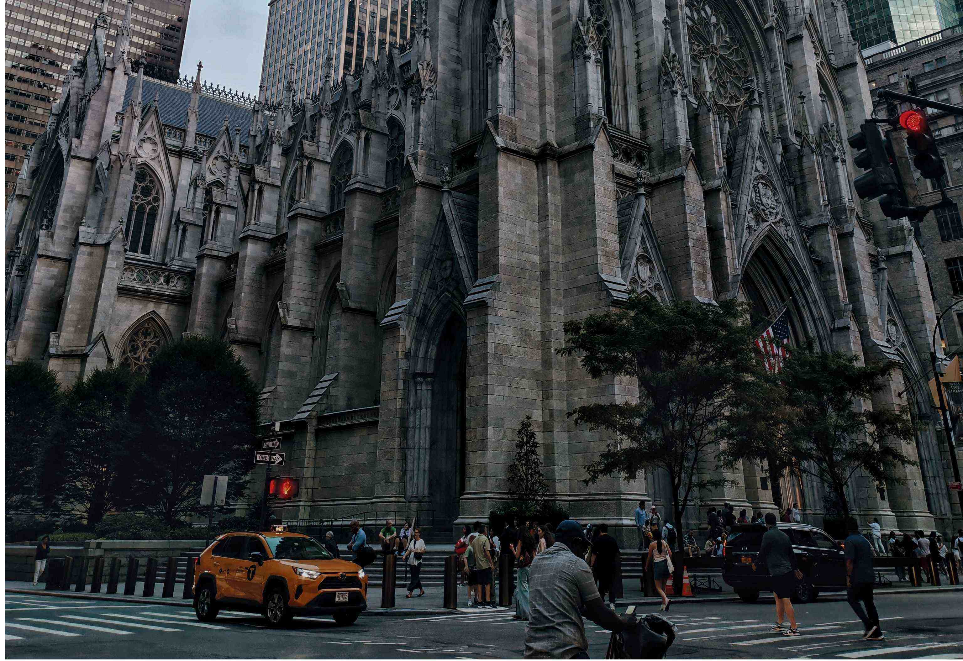 Woman in library on tablet